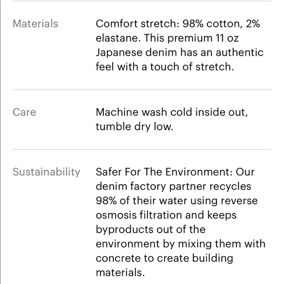 Everlane The Curvy Cheeky Jean Size 35 Crop - Picture 11 of 13